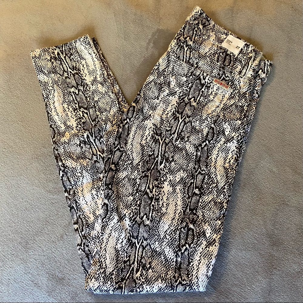 Rare Hudson Nico Super Skinny Midrise Jeans Snake sz 27 NWOT